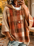 Women's Fall Patchwork Art Hoodie