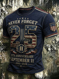 Men's 9.11 Never Forget Printed T-shirt