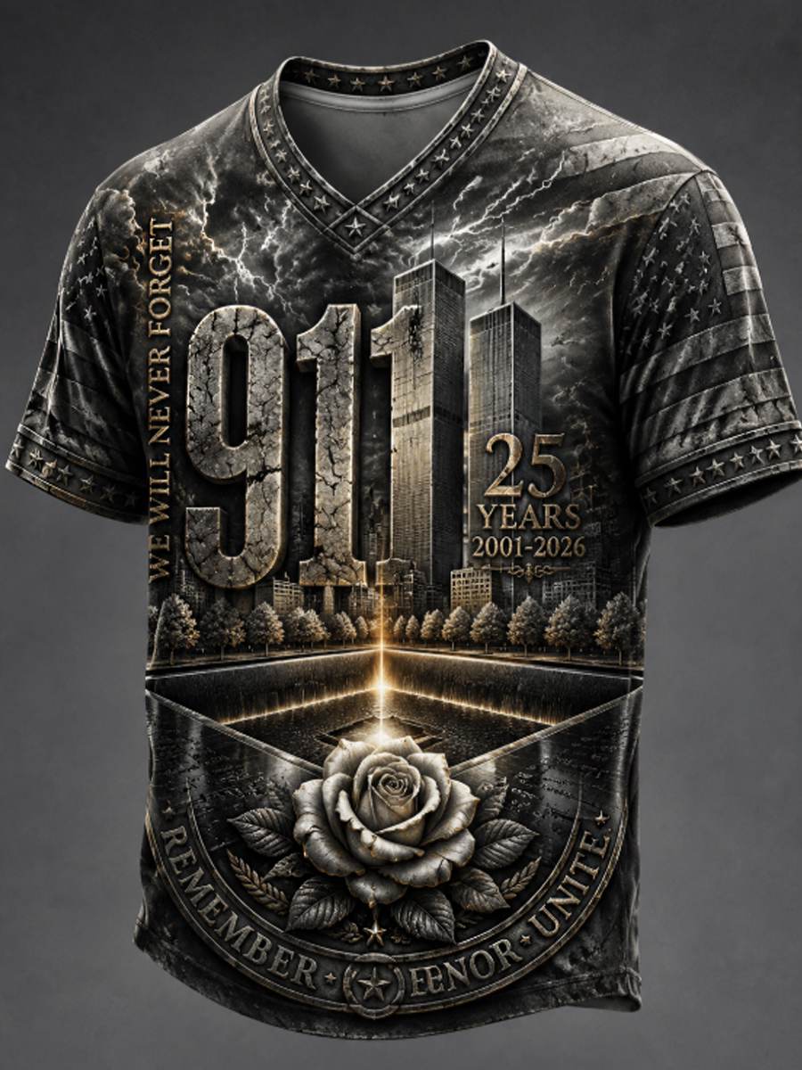 Men's V-neck T-shirt