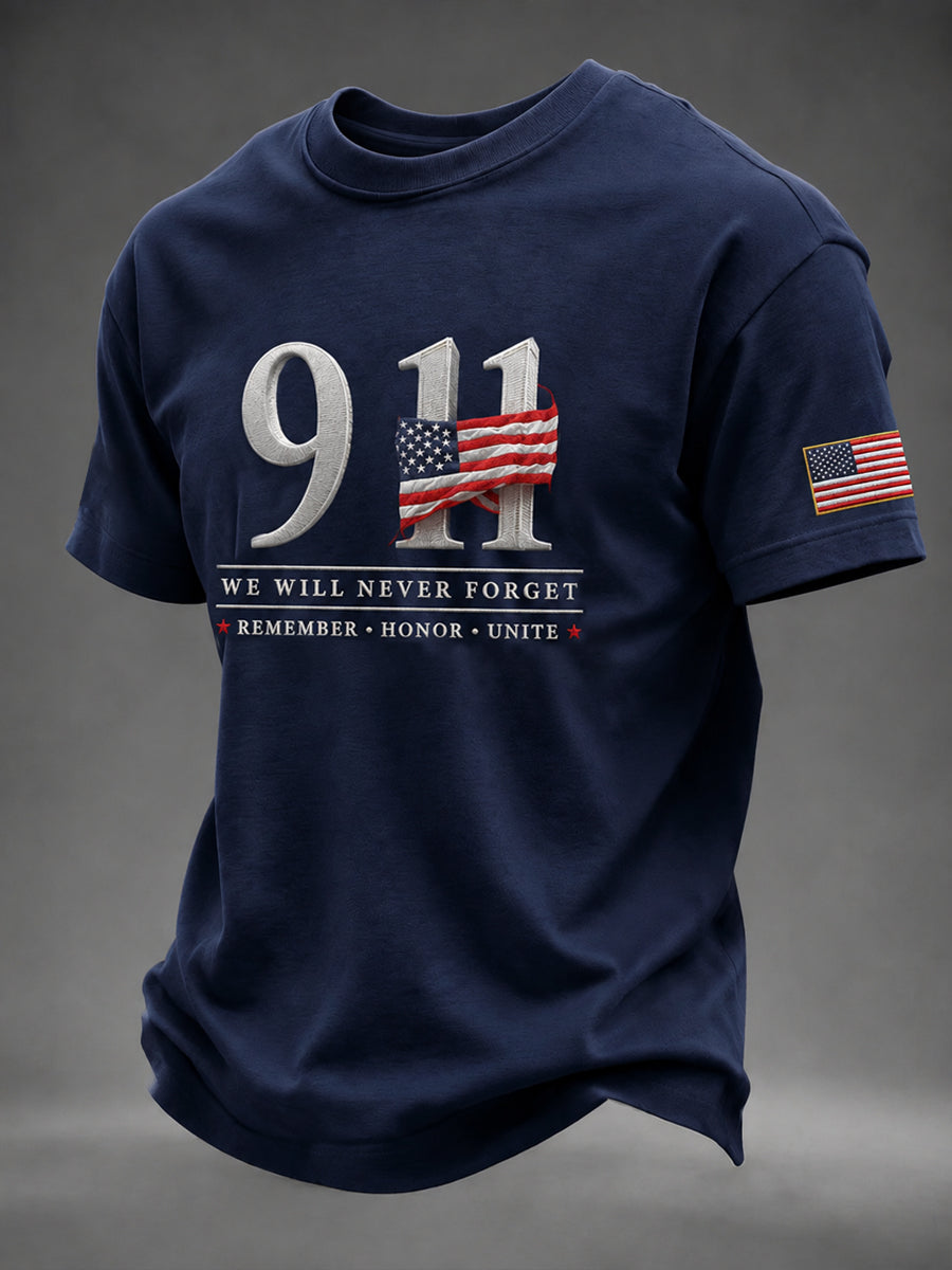 Men's America Printed T-shirt