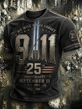 Men's 9.11 Never Forget Printed T-shirt