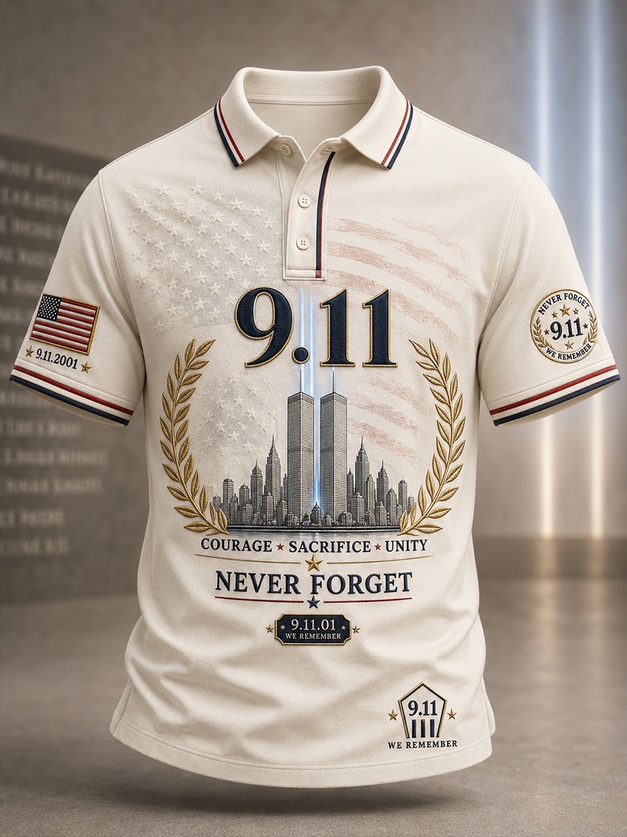 Men's 9.11 Never Forget Short Sleeves T-Shirt