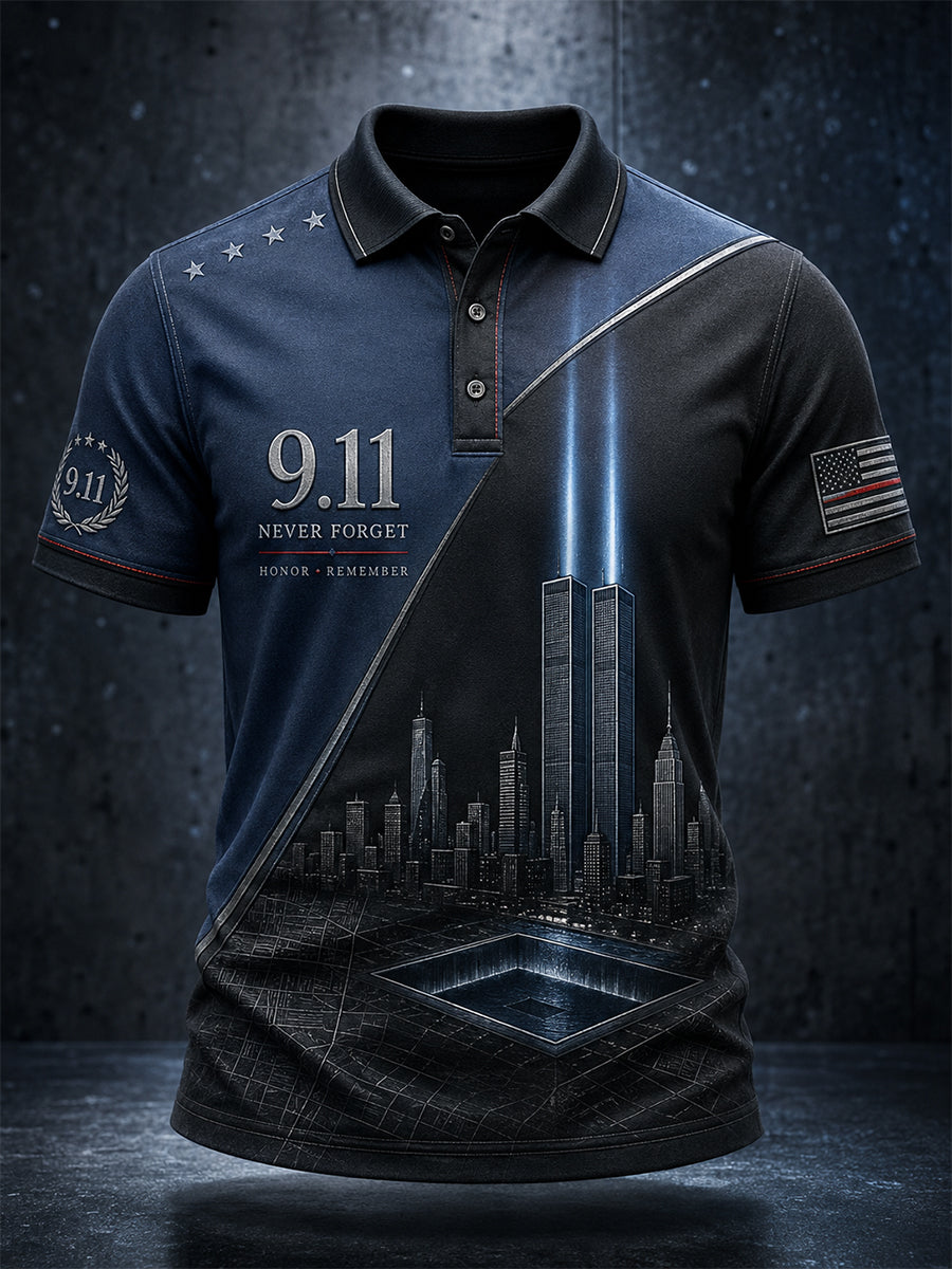 Men's 9.11 Never Forget Short Sleeves T-Shirt