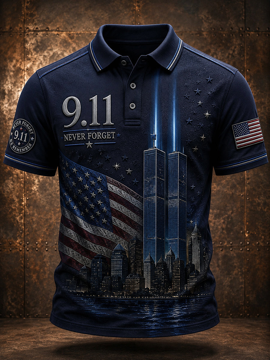Men's 9.11 Never Forget Short Sleeves T-Shirt