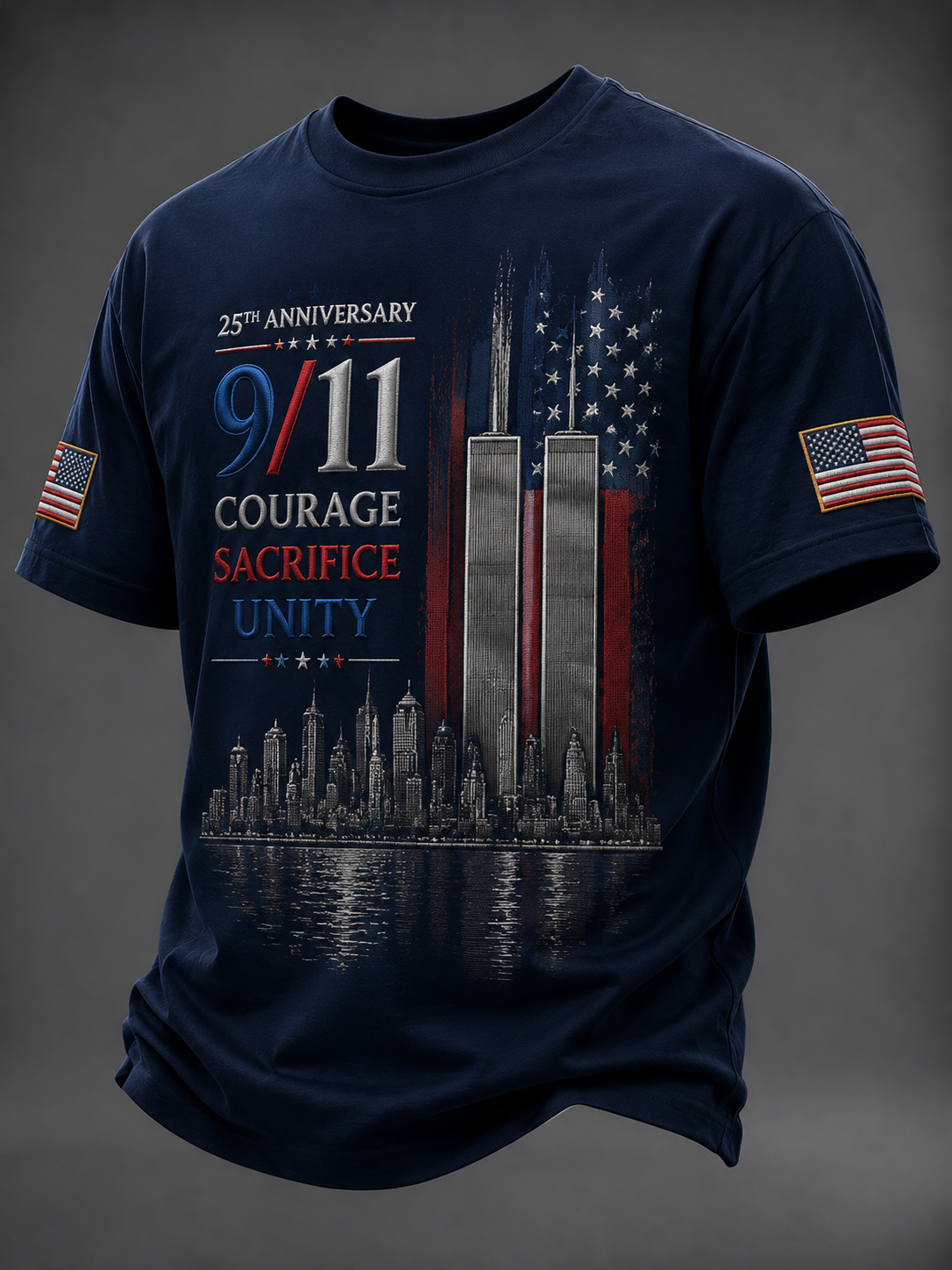 Men's American Patriot Day Short Sleeves T-shirt