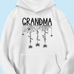 Halloween Grandma Mom Spooky Spiders - Personalized Shirt