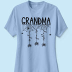 Halloween Grandma Mom Spooky Spiders - Personalized Shirt