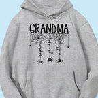 Halloween Grandma Mom Spooky Spiders - Personalized Shirt