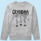 Halloween Grandma Mom Spooky Spiders - Personalized Shirt