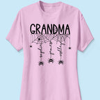 Halloween Grandma Mom Spooky Spiders - Personalized Shirt