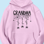 Halloween Grandma Mom Spooky Spiders - Personalized Shirt